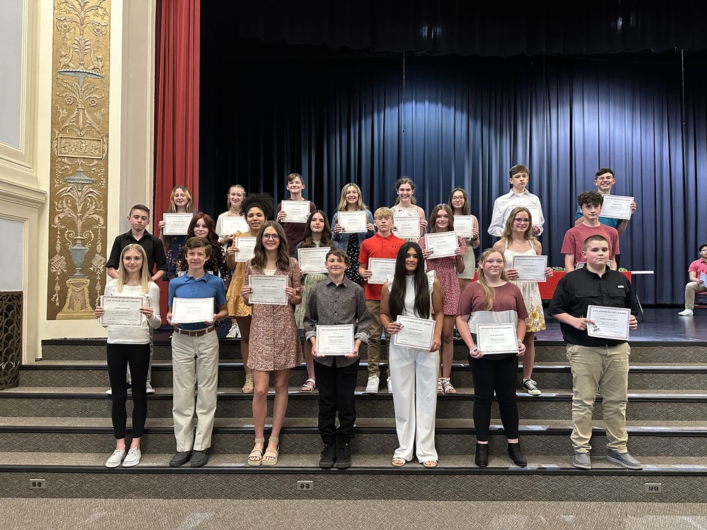 CMS Honor Society Induction | Connersville Middle School