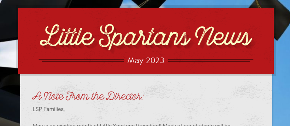 Little Spartans News