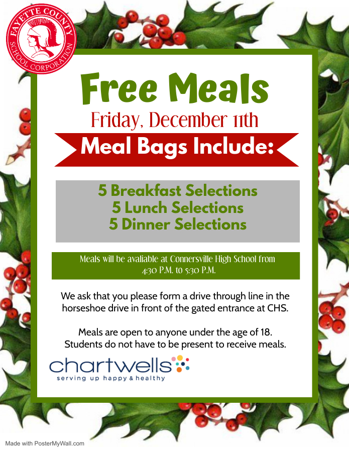 Free Meal Handout - 12/11/2020