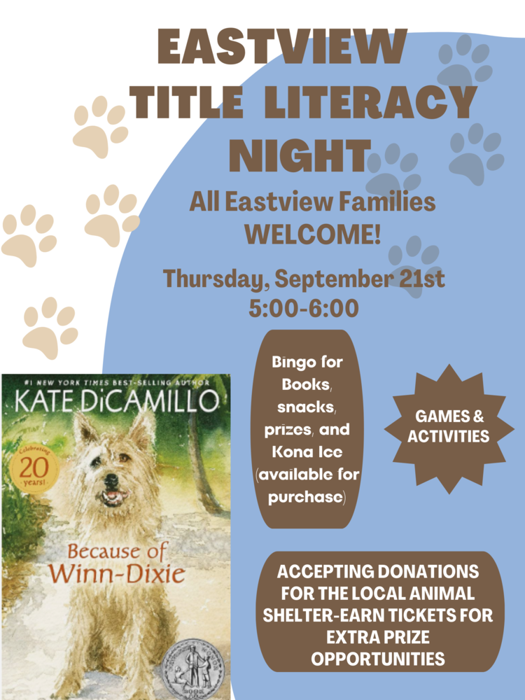 Eastview Title Literacy Night