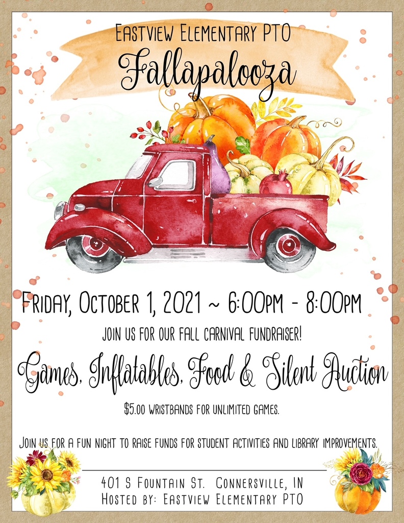 Eastview Fallapalooza October 1st 