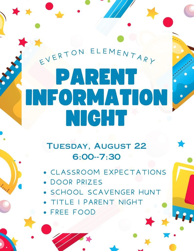 Parent Info Night Flyer